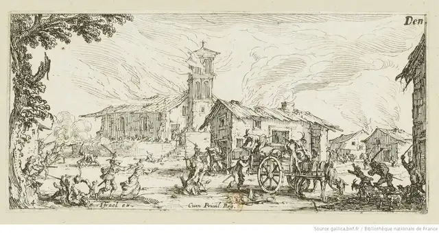 Gravure de Jacques Callot (Nancy 1592-1638)
