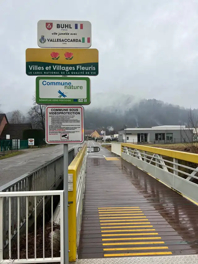 Panneau rue de la Fabrique