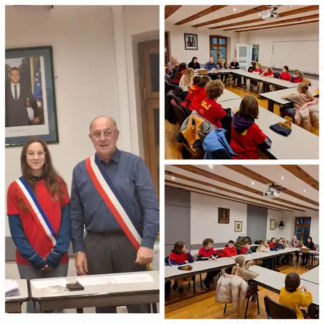 Installation du nouveau CMJ à la mairie