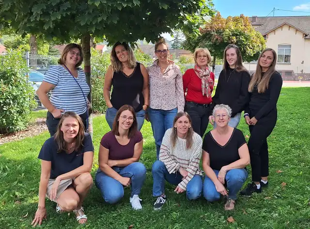 L'équipe d' animation au complet