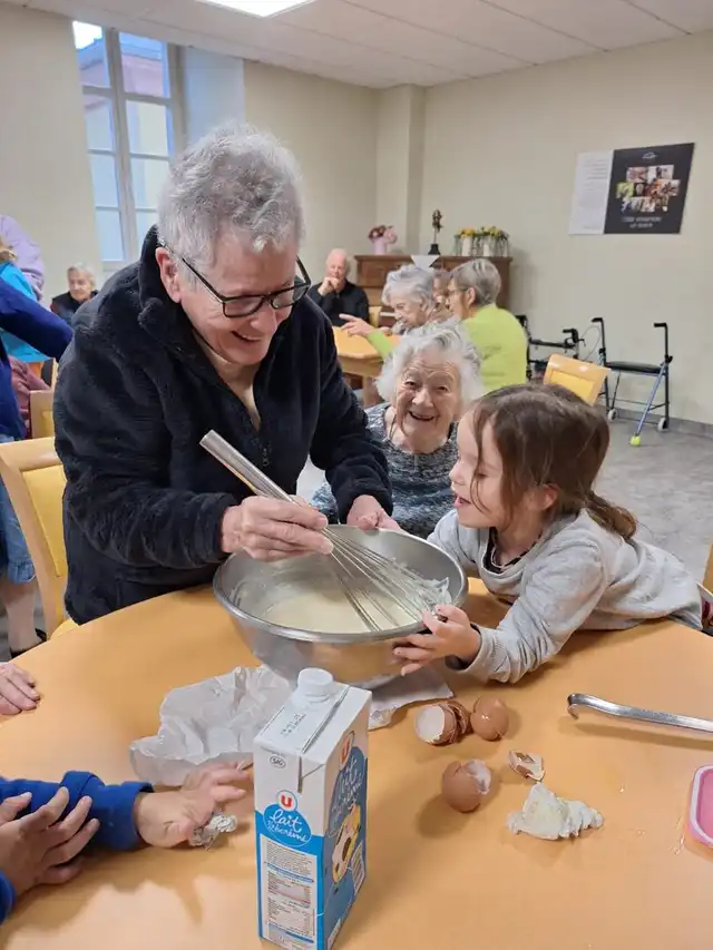 Projet intergénérationnel avec la maison de retraite St Michel d'Issenheim