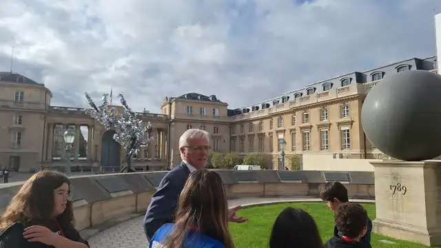 Notre député, Hubert Ott, nous fait la visite