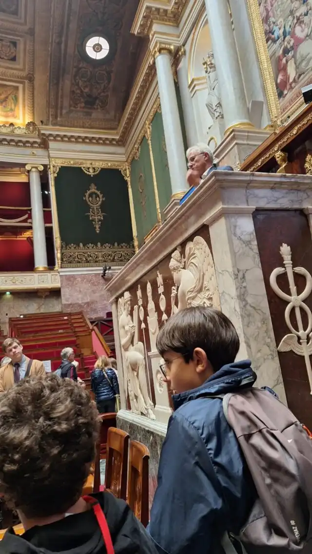 Le fameux perchoir du palais Bourbon