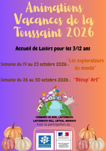Informations générales toussaint 2026
