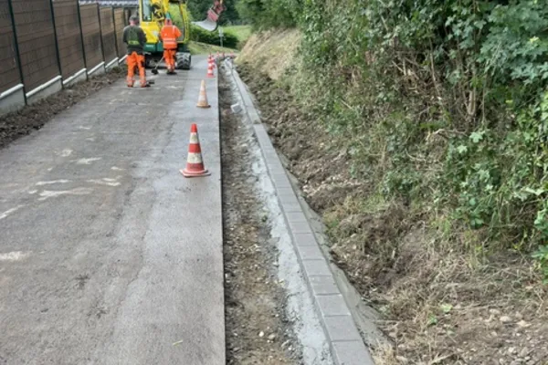 Travaux réfection de la voirie rue de la Forêtet Parking cimetière :